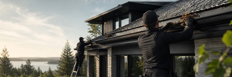 Gutter cleaning service